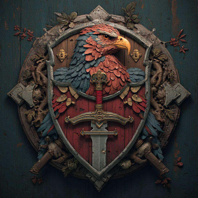 design unique medieval, fantasy, rpg, mmorpg game logo