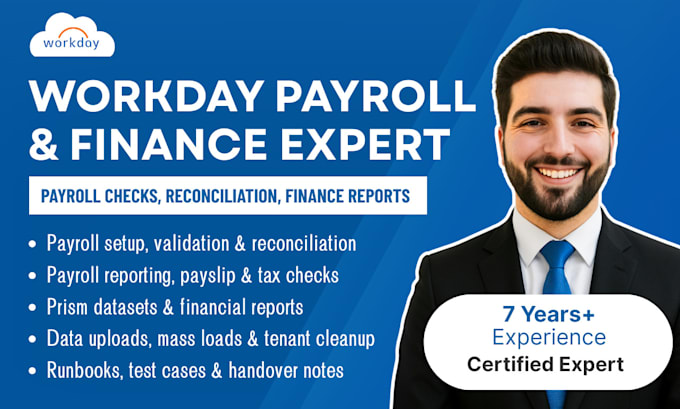 deliver workday reports payroll finance and business process support