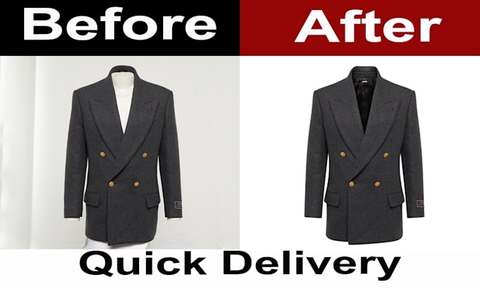 create professional ghost mannequin and neck joint effect for apparel