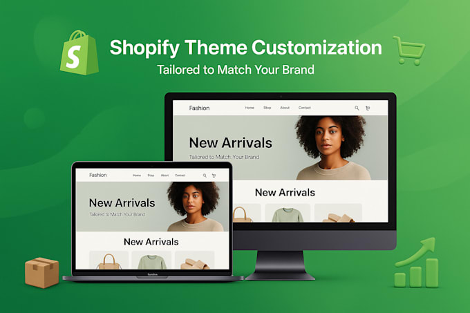 customize shopify theme to match branding,  design shopify