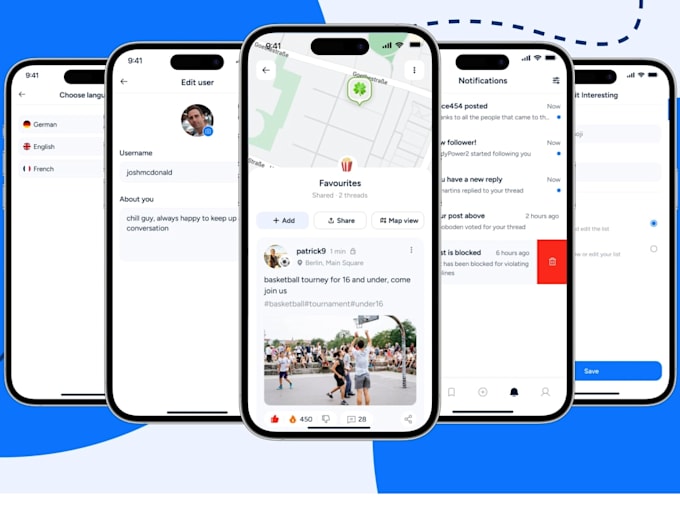 provide full fledged custom ai cross platform app with react native and flutter