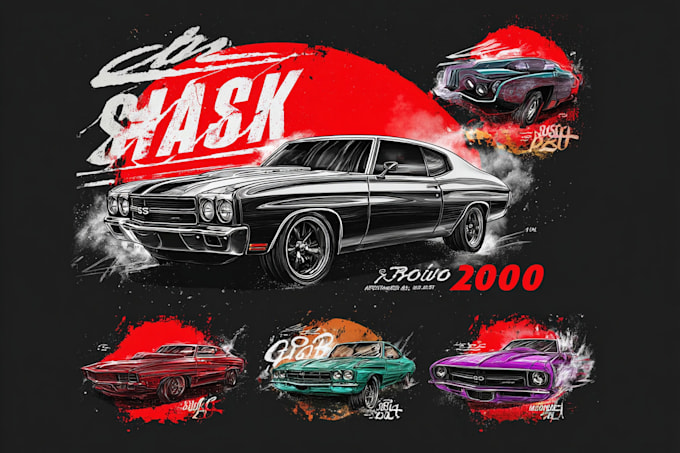 create a car or any vehicle illustrations