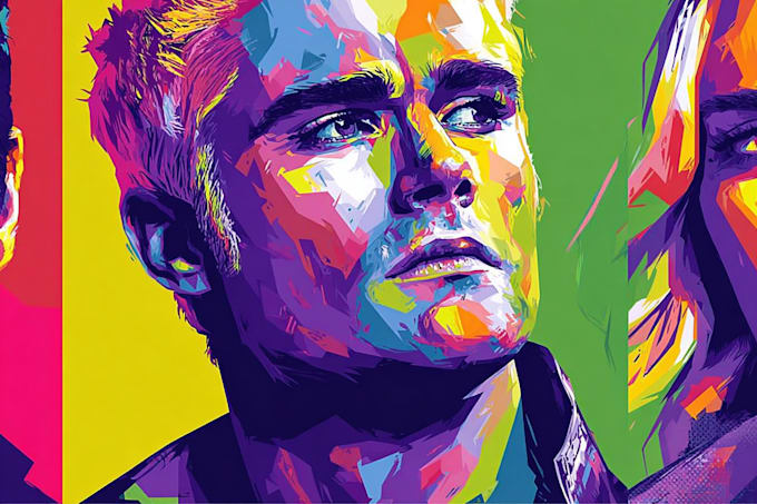 make a beautiful wpap pop art portrait