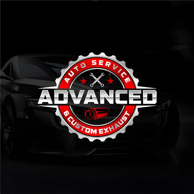 create amazing racing, automotive logo