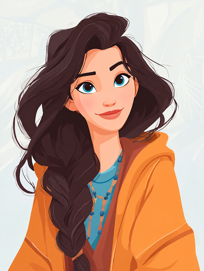 draw disney children cartoon illustration