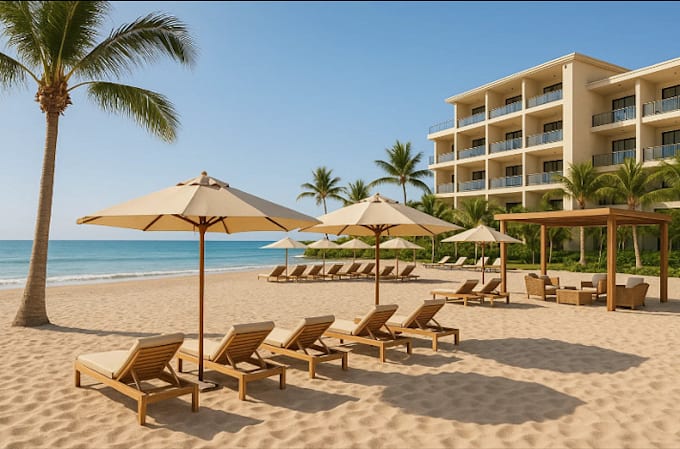 create stunning architectural 3d renderings for beach houses, hotels, and villas