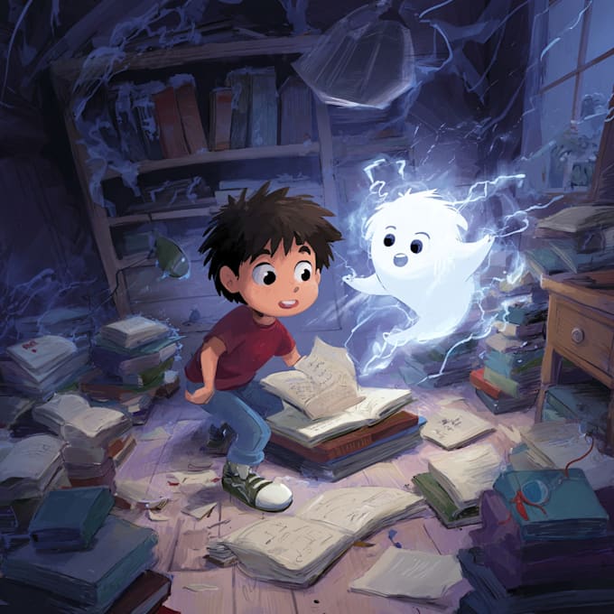 comic script children illustration, kid picture book, children book ghost writer