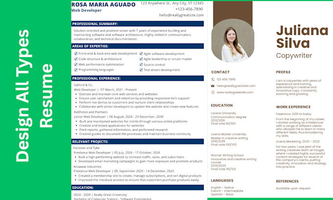 Write a professional resume and linkedin profile by Ranasheraz843 | Fiverr