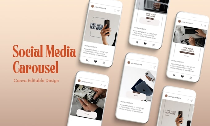 creative, engaging and editable canva carousel templates