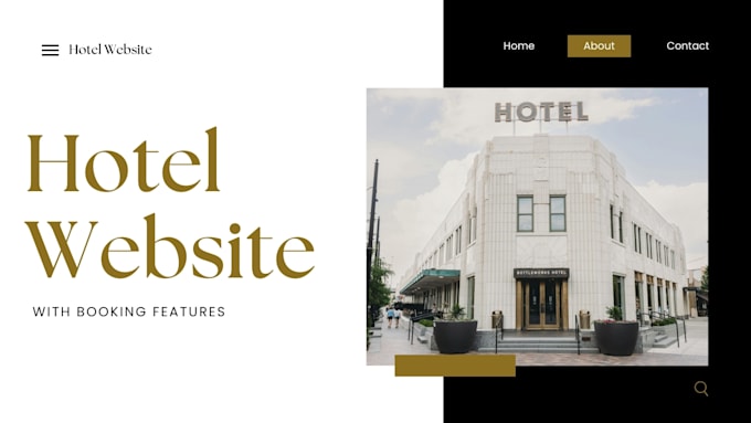create hotel website with online booking feature