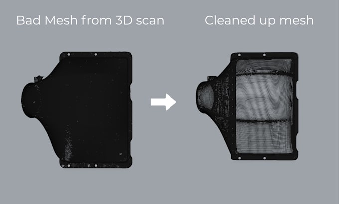 clean up your 3d scan for 3d printing