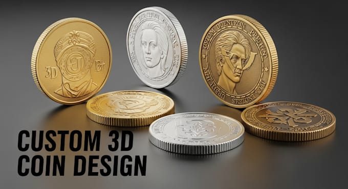 sculpt 3d printable coin, bas relief model, medallion, challenge coin, stl coin