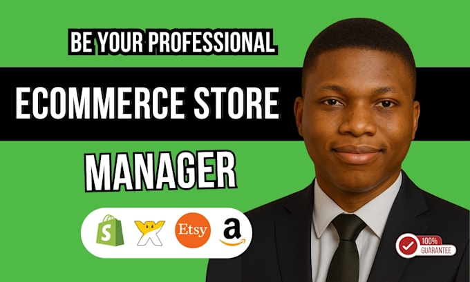 setup and manage your ecommerce store on etsy amazon and shopify