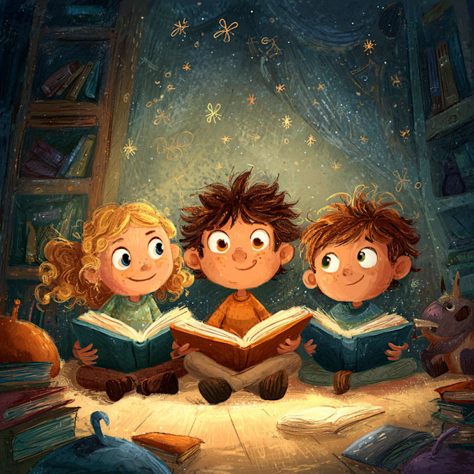 draw children illustrations for books