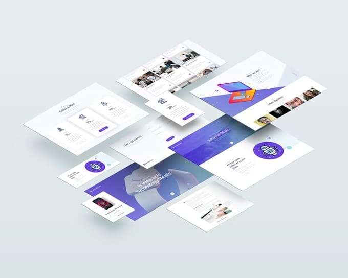 design digital product mockup bundle, online course cover