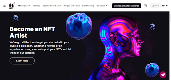 design nft art showcase and collection website minting website solana website