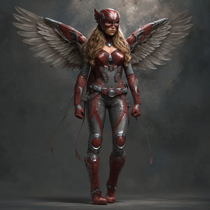 create your fantasy science fiction superhero character