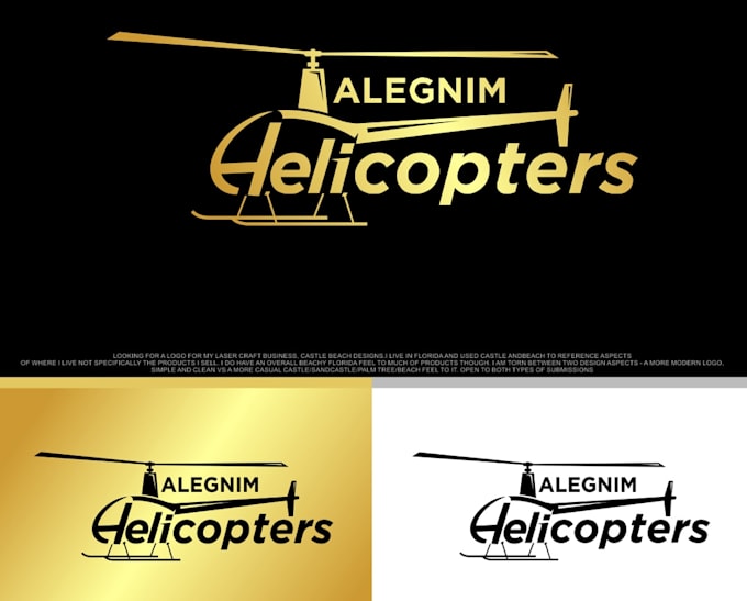 do high quality wonderful helicopter logo design