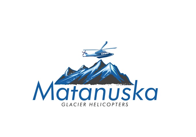 do modern wonderful custom helicopter logo