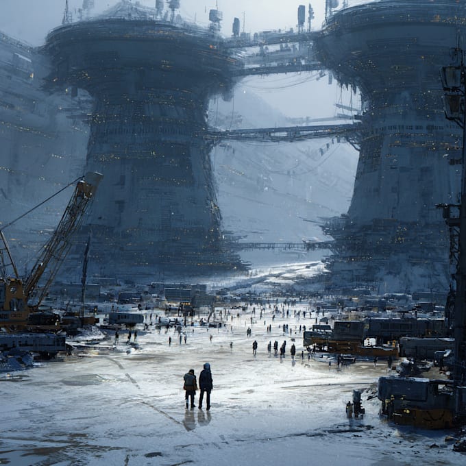 concept art for science fiction