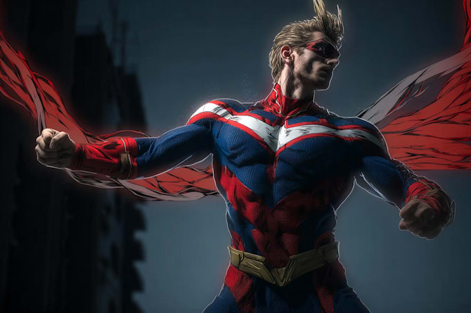 draw you a superhero character
