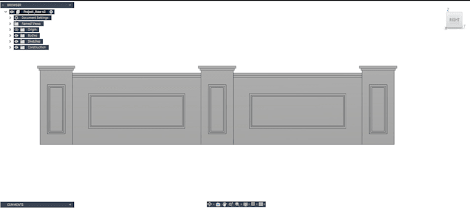 design custom parametric furniture, cabinetry, wood work, dxf for laser cutting
