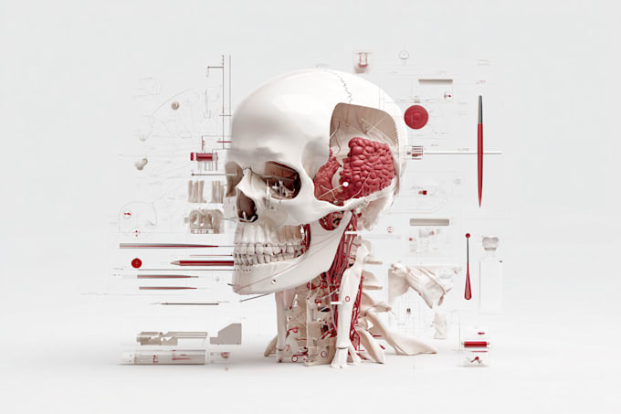 create your 3d medical anatomy scientific biomedical