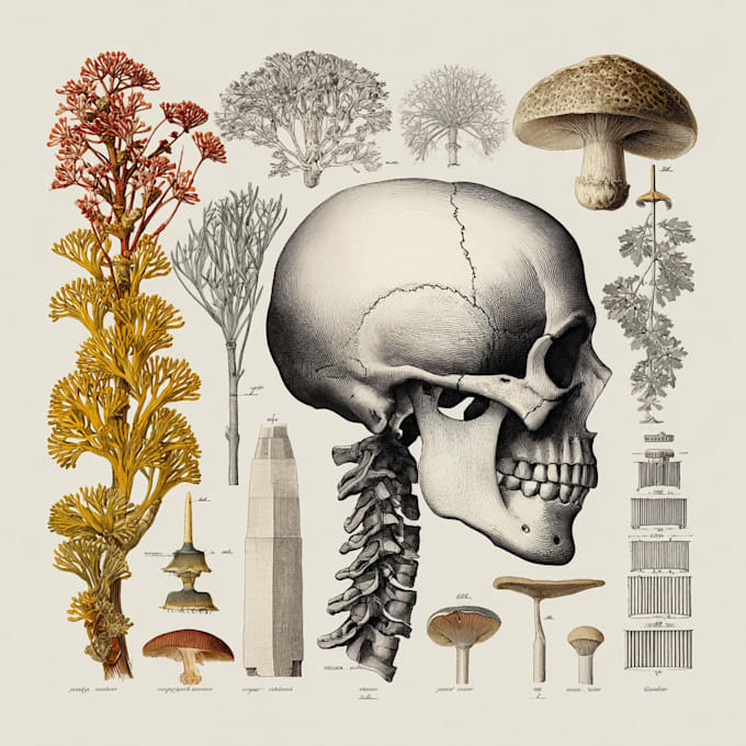 draw botanical and anatomical scientific illustrations