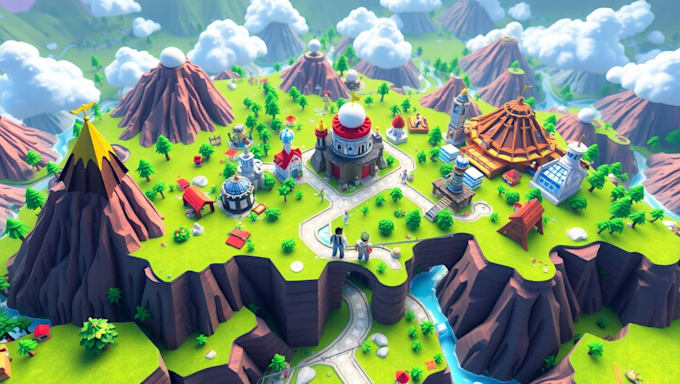 create high quality roblox map and assets for you
