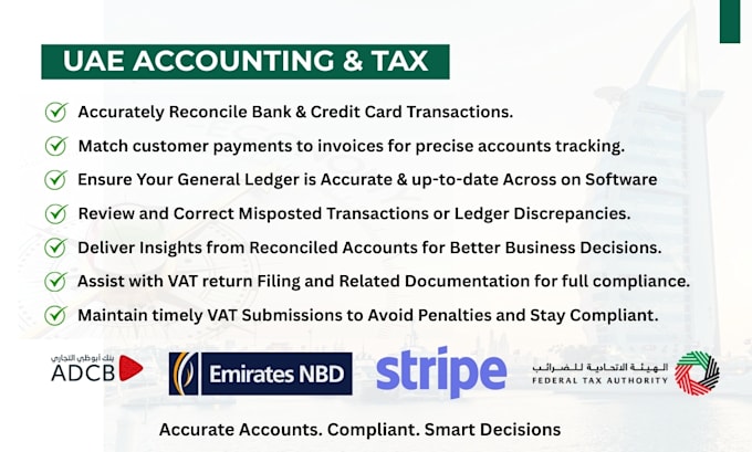 handle uae bookkeeping and tax return