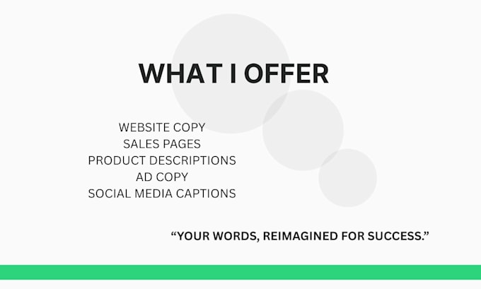 create copy your visitors will love