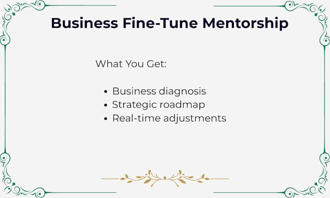 fine tune your business strategy, positioning, and client acquisition
