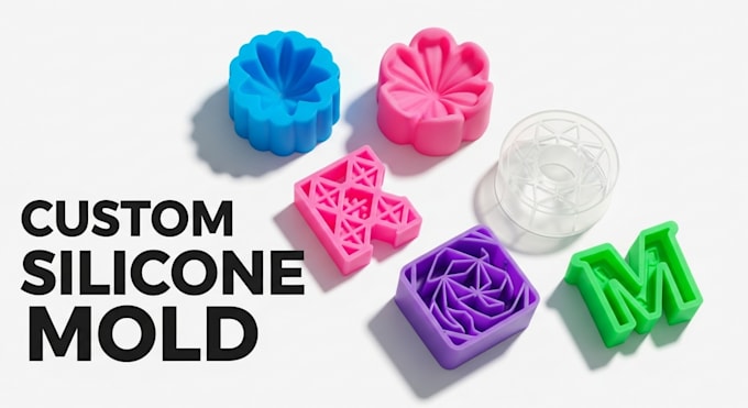 create custom silicone mold, plastic injection mold, product design, cad design