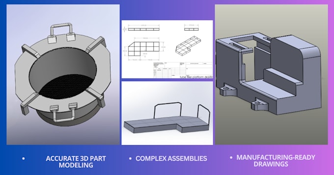 Do 3d mechanical design and assembly using cad by Dilan_indika | Fiverr
