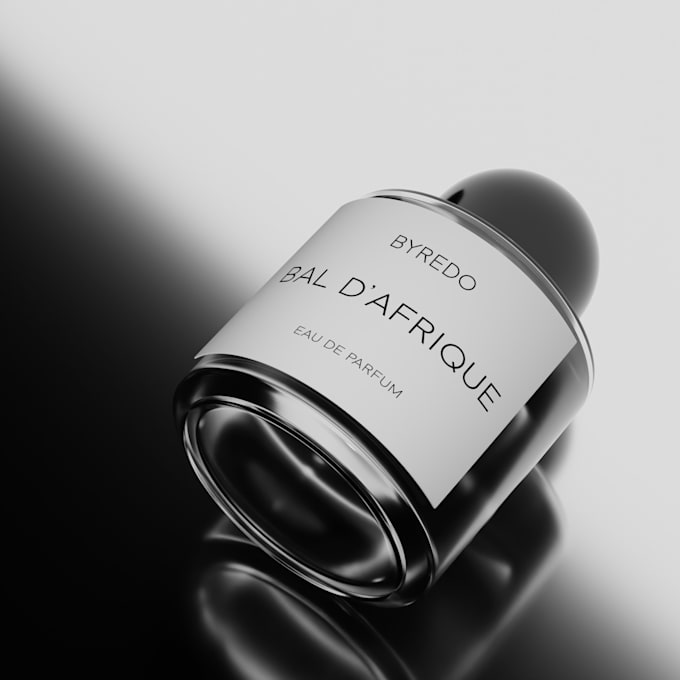 create realistic 3d perfume product renders and models