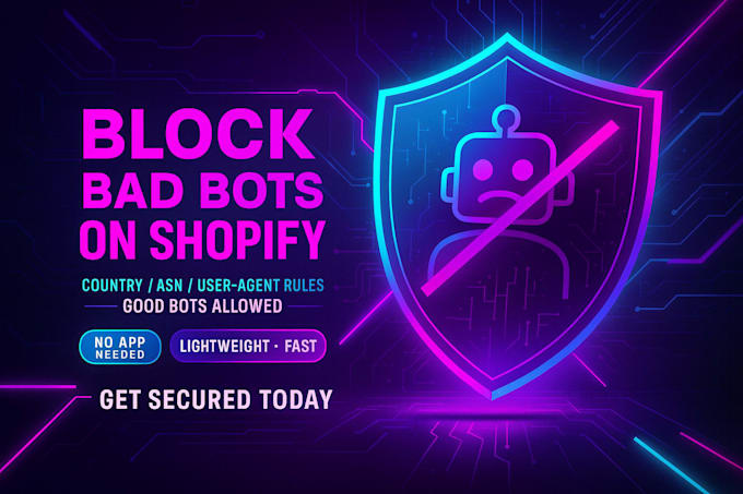 secure your shopify store from bad bots and spam