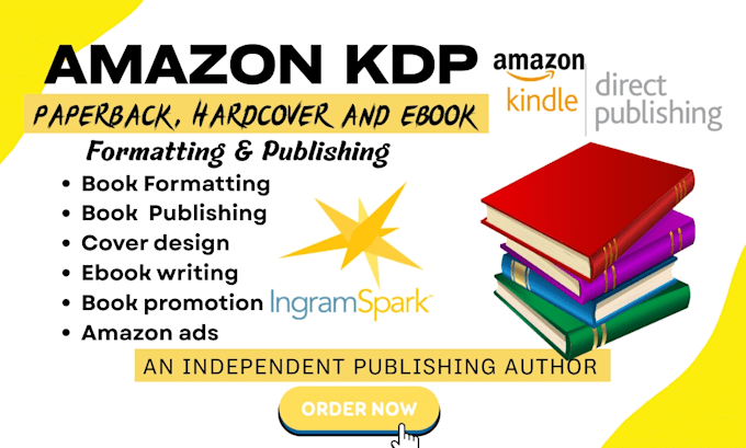 do kdp formatting for amazon KDP, KDP publishing, ebook editing and design