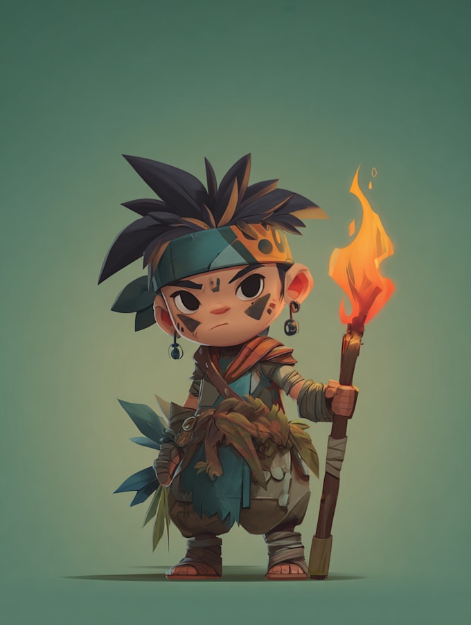 make 2d game assets, pixel character sprite sheet for your game