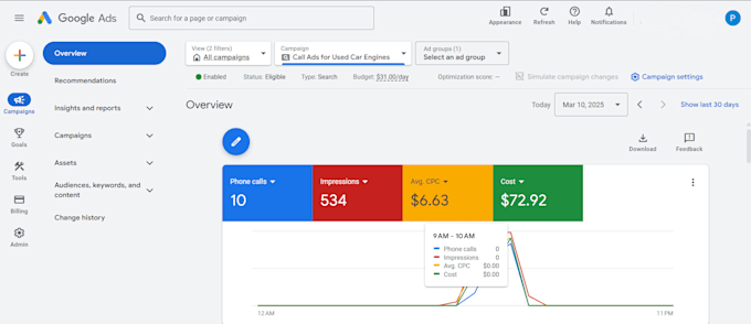 set up and manage google adwords ads and PPC campaigns