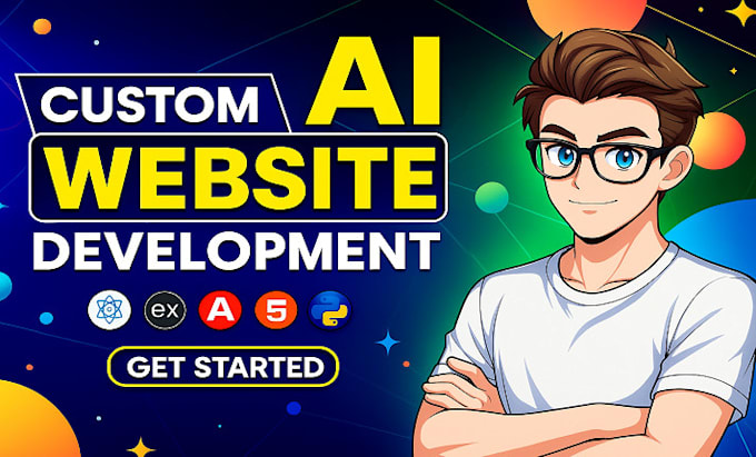 develop ai website, business software, website development as stack developer