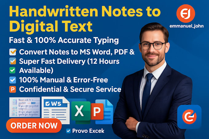 convert handwriting documents typing note pdf image to digital text paper pages