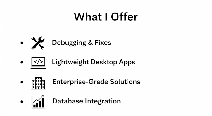 develop windows applications c sharp wpf winforms services apis