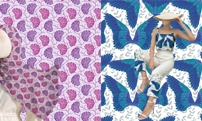 create unique textile and surface pattern designs