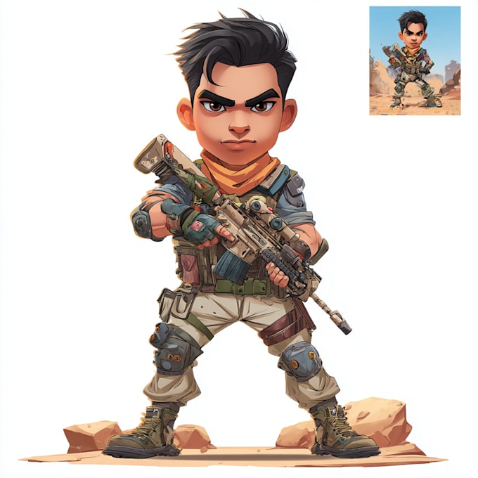 create fun and colorful cartoon illustrations