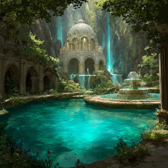 create environment concept art