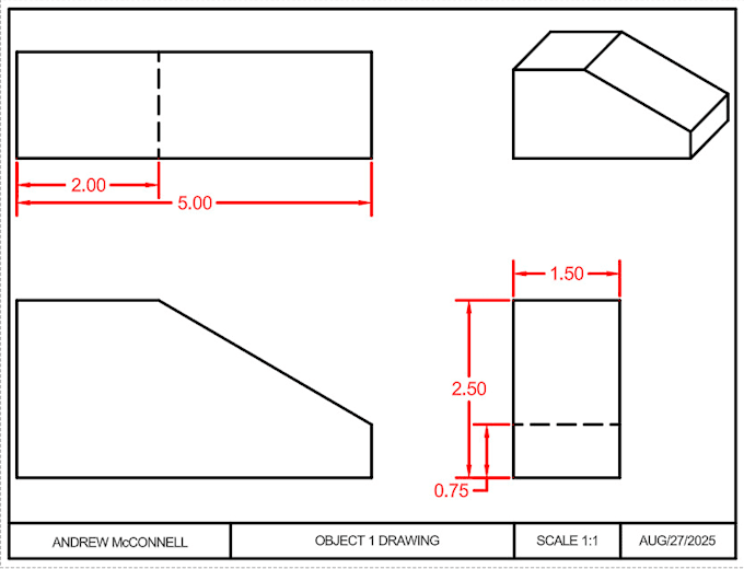 draw any 3d model with autocad
