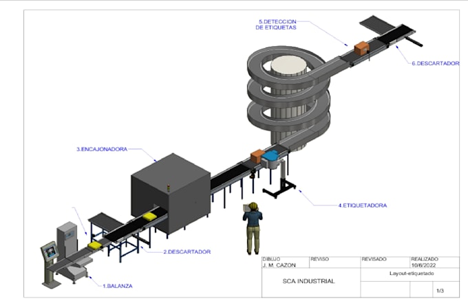 modelling industrial installations using sketchup , inventor