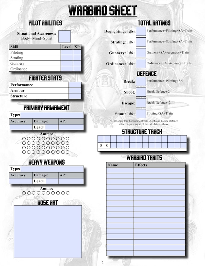 create an interactive PDF character sheet for your ttrpg