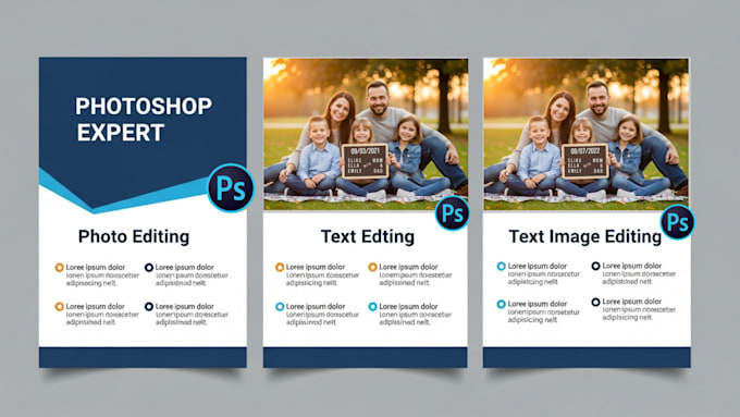 modify text and do text replacement image photo editing with document photoshop