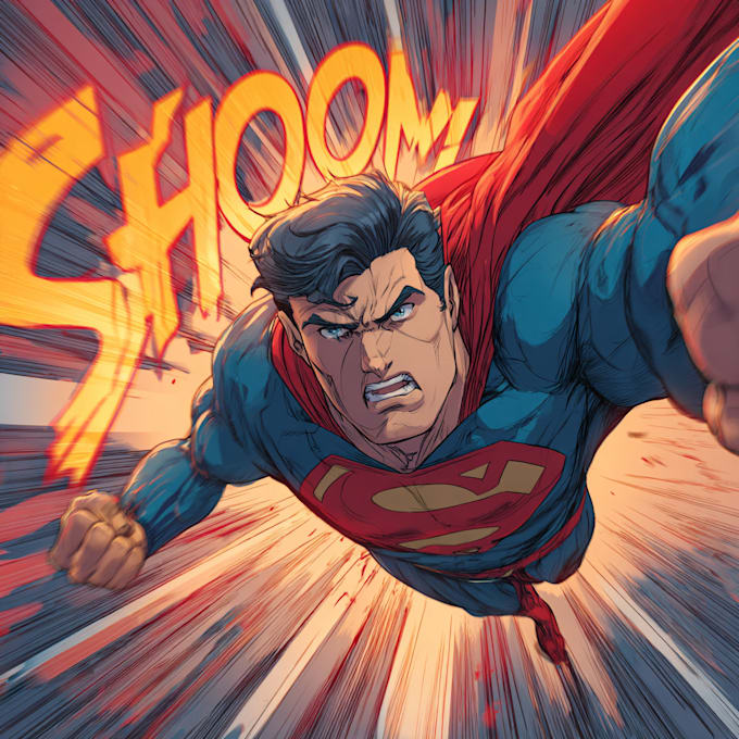 draw you into superhero comic book